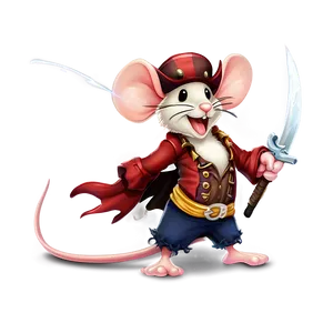 Pirate Mouse PNG Xyp82