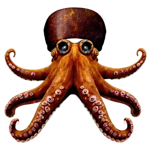 Pirate Octopus PNG 05062024