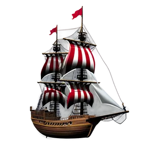 Pirate Sailing Ship PNG Tqq PNG