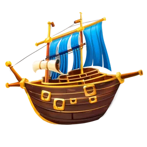 Pirate Ship Adventure Png 72 PNG image