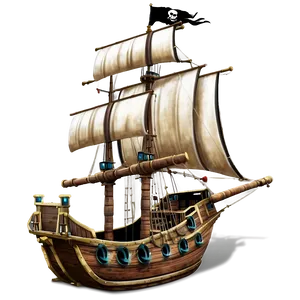 Pirate Ship Adventure PNG Cwf PNG