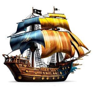 Pirate Ship Attack Plan PNG 05212024