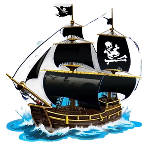 Pirate Ship Attack Plan PNG Hgd41 PNG