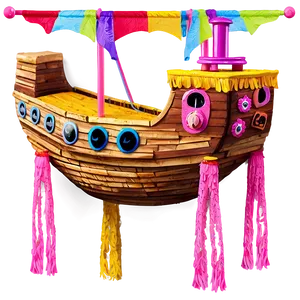 Pirate Ship Pinata Png 32 PNG image