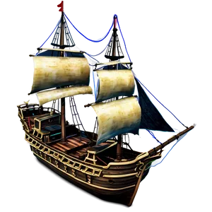 Pirate Ship Shipwreck Png Lks PNG image