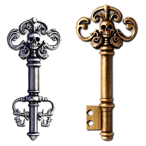 Pirate Skeleton Key Symbol Png 06212024 PNG image