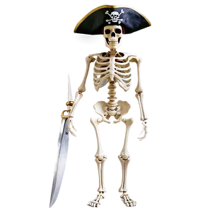 Pirate Skeleton PNG Bvj3