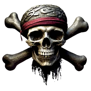 Pirate Skull And Bones PNG Wws