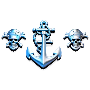 Pirate Skulland Crossboneswith Anchor PNG