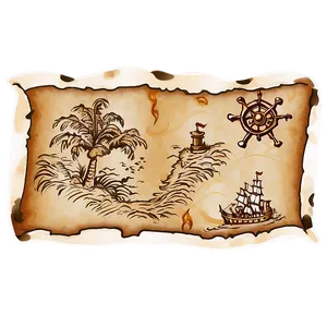 Pirate Treasure Map Png 05212024 PNG image