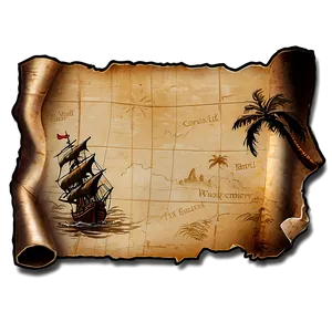 Pirate Treasure Map Png Lcm PNG image