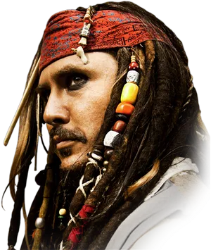 Pirate_with_ Dreadlocks_and_ Bandana.png PNG image