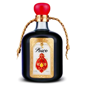 Pisco Bottle Png 05242024 PNG image