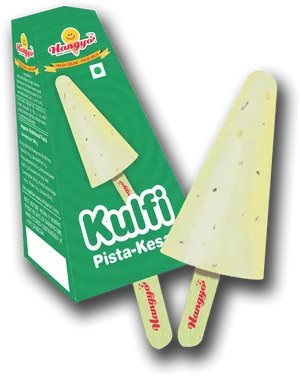 Pista Kesar Kulfi Packagingand Product PNG