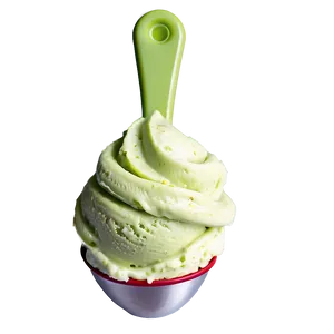Pistachio Ice Cream Scoop PNG 06122024