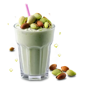 Pistachio Milkshake PNG Dah