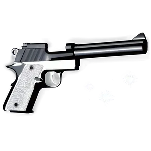 Pistol Silhouette PNG Kyr32