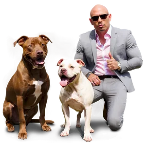 Pitbull And Friends Png Mvs PNG image
