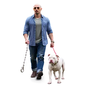 Pitbull Leash Walk Png 70 PNG image