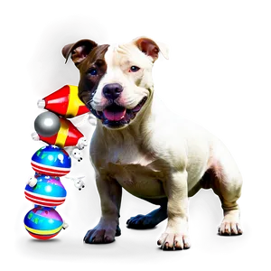 Pitbull With Toy Png 05212024 PNG image