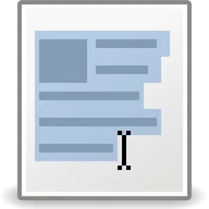 Pixel Art Document Icon PNG image
