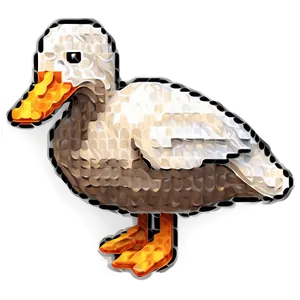Pixel Art Duck PNG Eja66