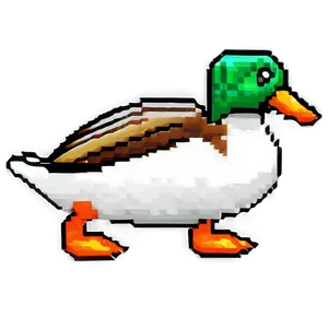Pixel Art Duck PNG Jmr15 PNG