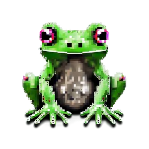 Pixel Art Frog PNG Eli71