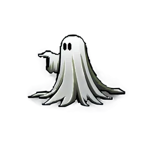Pixel Art Ghost PNG 27