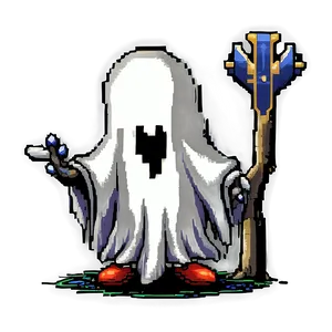 Pixel Art Ghost Png 50 PNG image