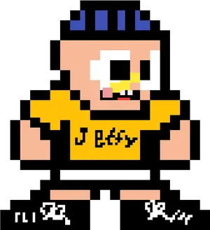 Pixel Art Jeffy Character PNG image
