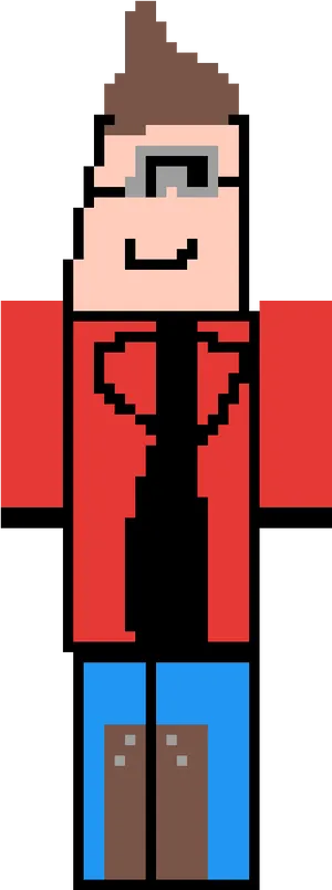 Pixel Art Roblox Character PNG image