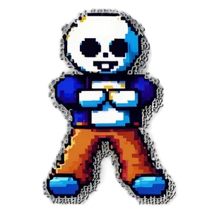 Pixel Art Sans Png Qmd PNG image