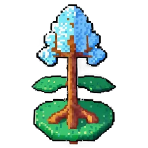 Pixel Art Small Tree PNG Ijg26 PNG