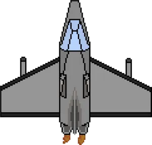 Pixel Art Space Shuttle Launch PNG image