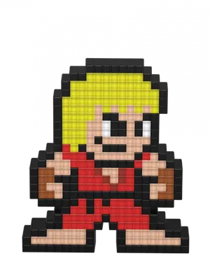 Pixel Art Street Fighter Character PNG image