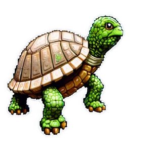 Pixel Art Turtle Icon PNG 70 PNG