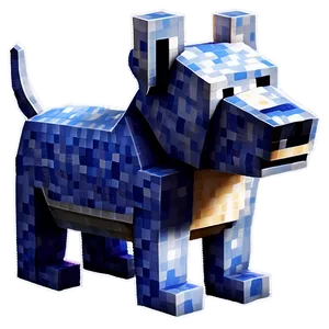 Pixel Dog Minecraft Png 06262024 PNG image