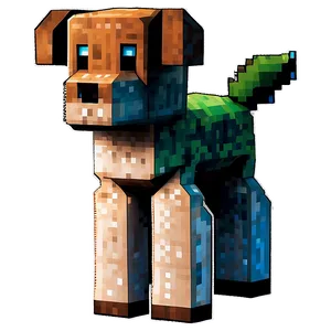 Pixel Dog Minecraft Png 65 PNG image