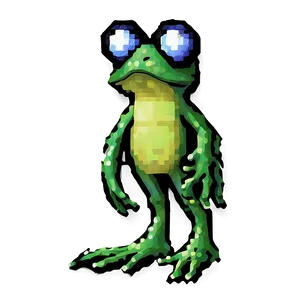 Pixel Frog Sprite PNG Jsn67