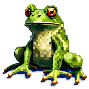 Pixel Frog Sprite PNG Mdu