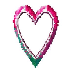 Pixel Heart Background Png Kpx73 PNG image