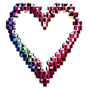 Pixel Heart Decoration Png Oqk PNG image