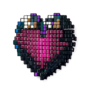 Pixel Heart Logo Png Dak70 PNG image