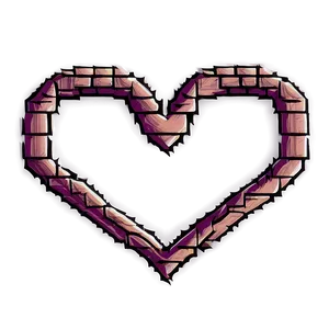 Pixel Heart Sketch Png 85 PNG image