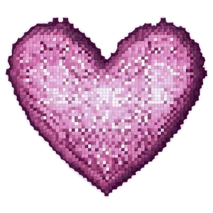 Pixel Heart Sticker Png Ffy58 PNG image