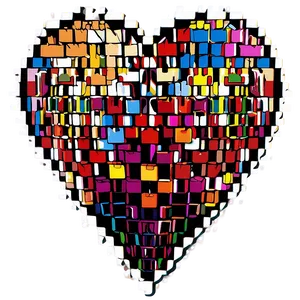Pixel Heart Vector PNG 06132024 PNG