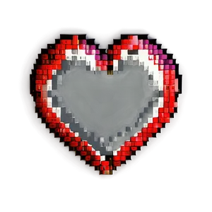 Pixel Heart Vector PNG 24 PNG