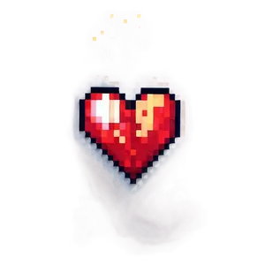 Pixel Heart Wallpaper Png 05252024 PNG image