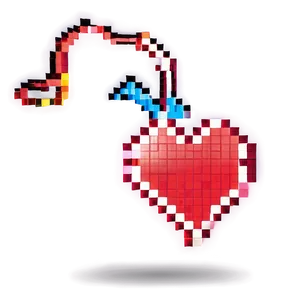 Pixel Heart Wallpaper Png Vip PNG image